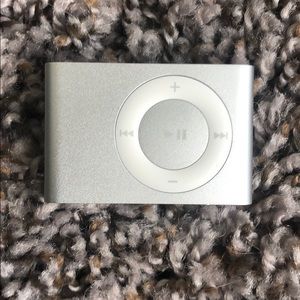 Silver iPod Shuffle